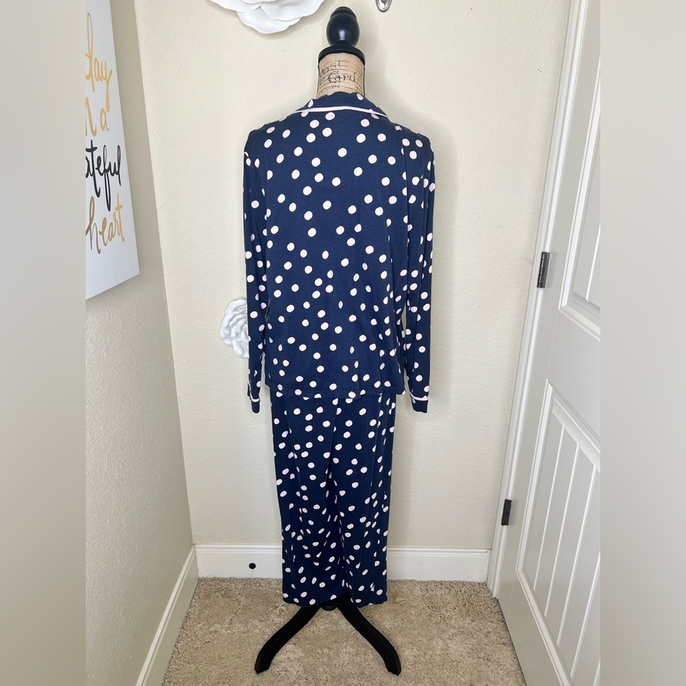 Kate Spade Dream a Little Dream Polka Dots Pajama Set Size XL - Picture 10 of 16